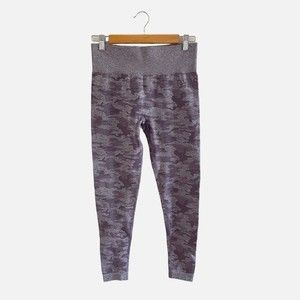 Gymshark Purple Camo Seamless Leggings M